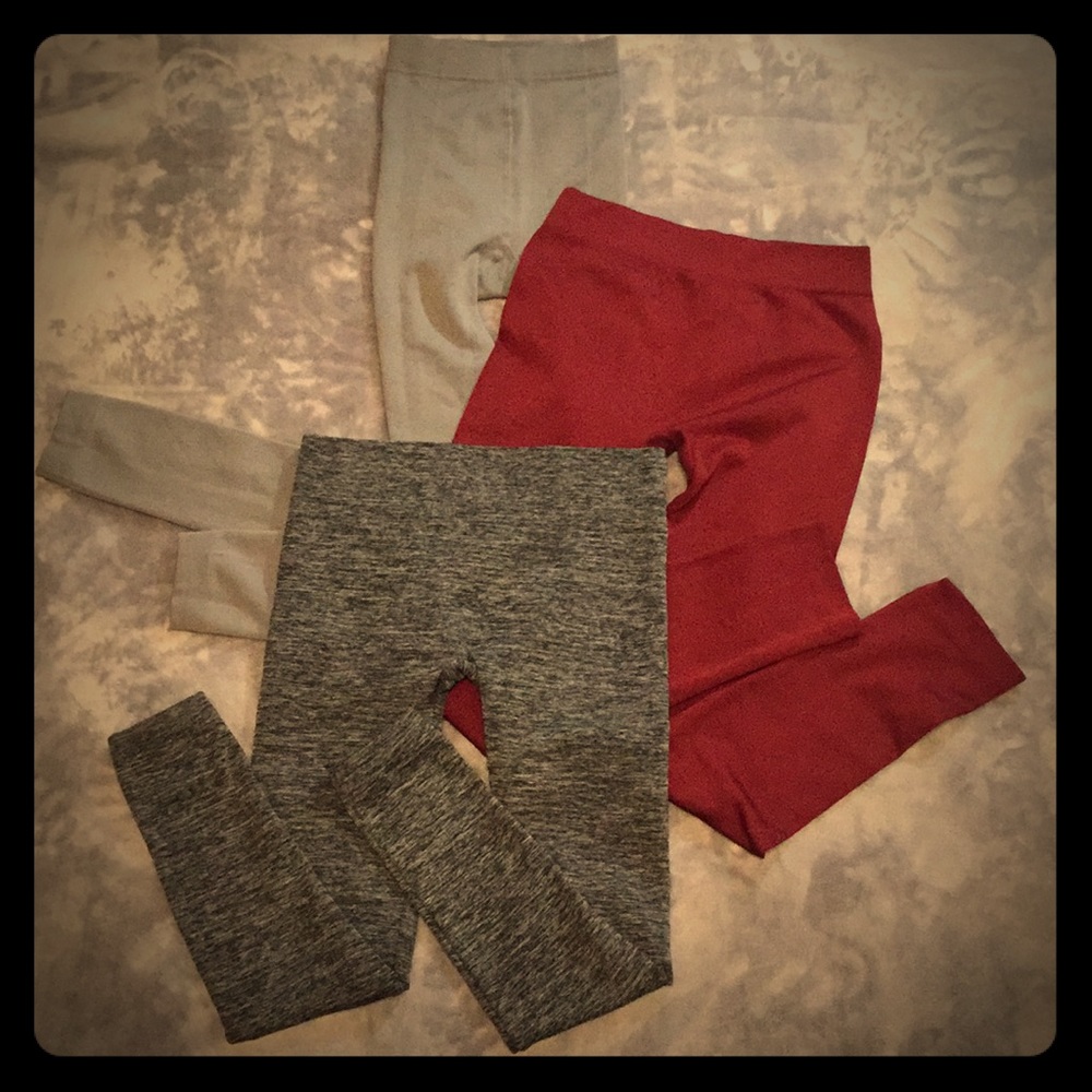 Bundle of 3 fleece leggings